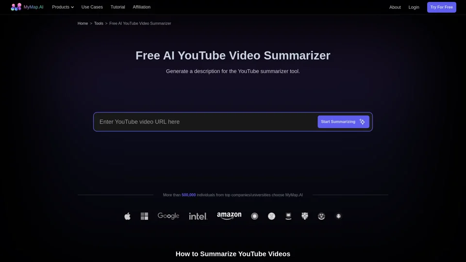 免費AI YouTube影片摘要工具：瞬間獲得見解