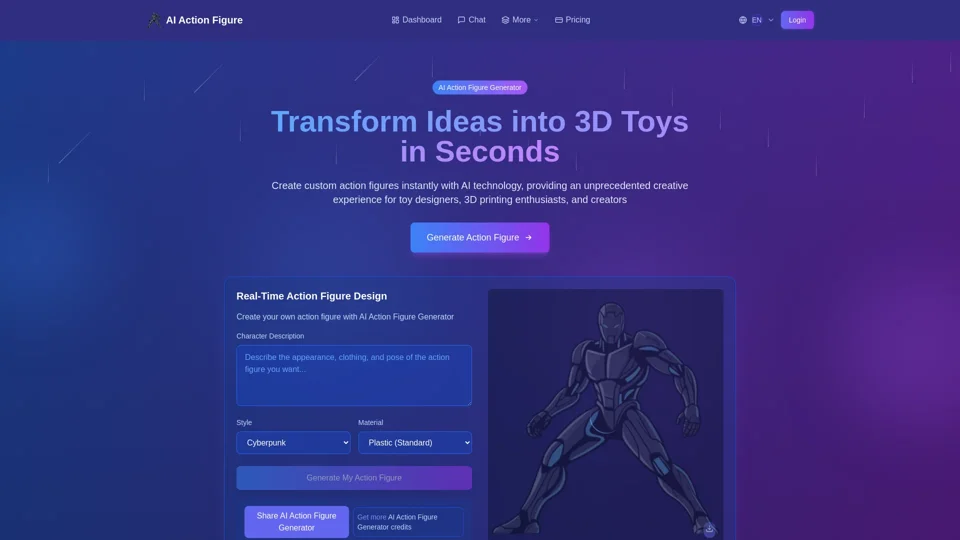 Revolutionize Action Figure Design with AI Action Figure Generator